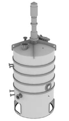 Cooling crystallizer for seed magma preparation TK-AXK 